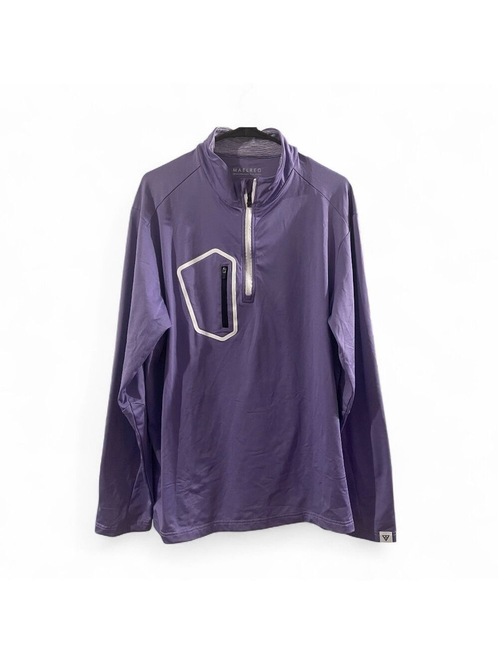 Mallet Purple Half-Zip Performance Pullover